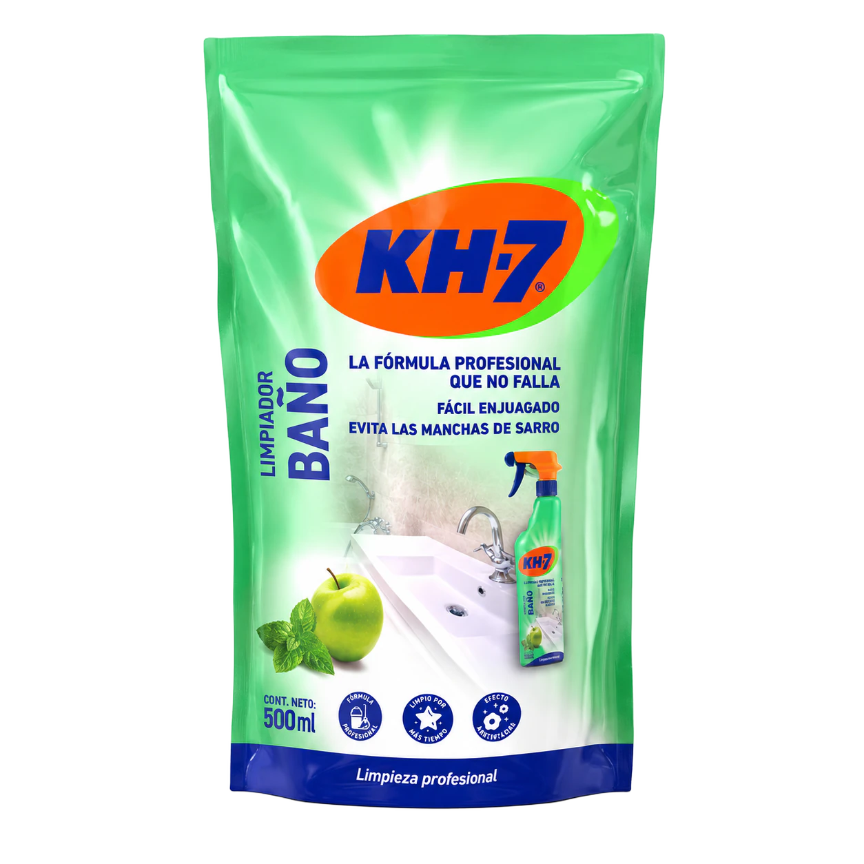 KH-7 Multiusos Baño — formato Doypack 500 ml