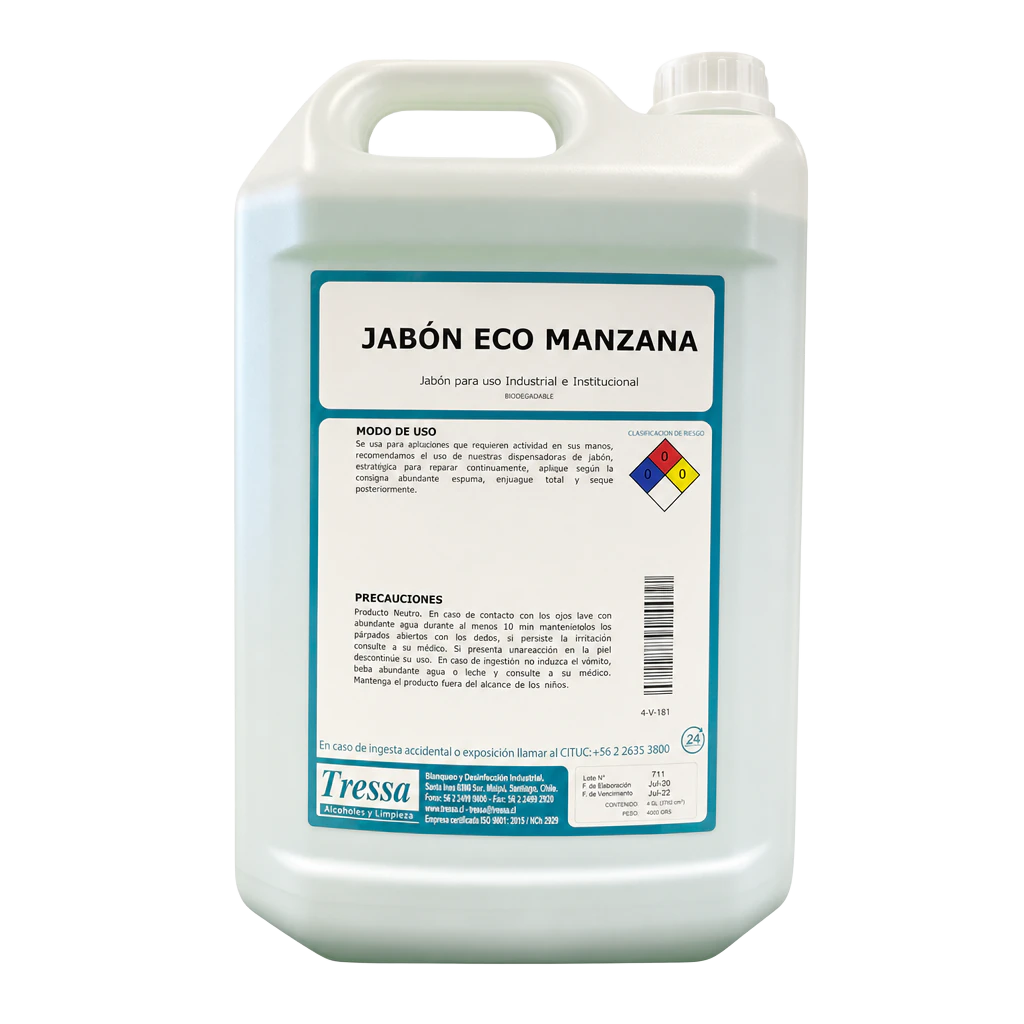 Jabón Eco Manzana, jabones para manos y piel, Tressa