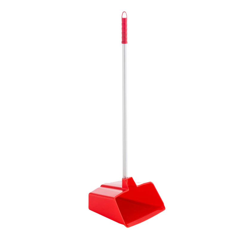 RECOGEDOR IND MANGO ALUMINIO 270X300X160 cm. ROJO, pala de basura, Maya